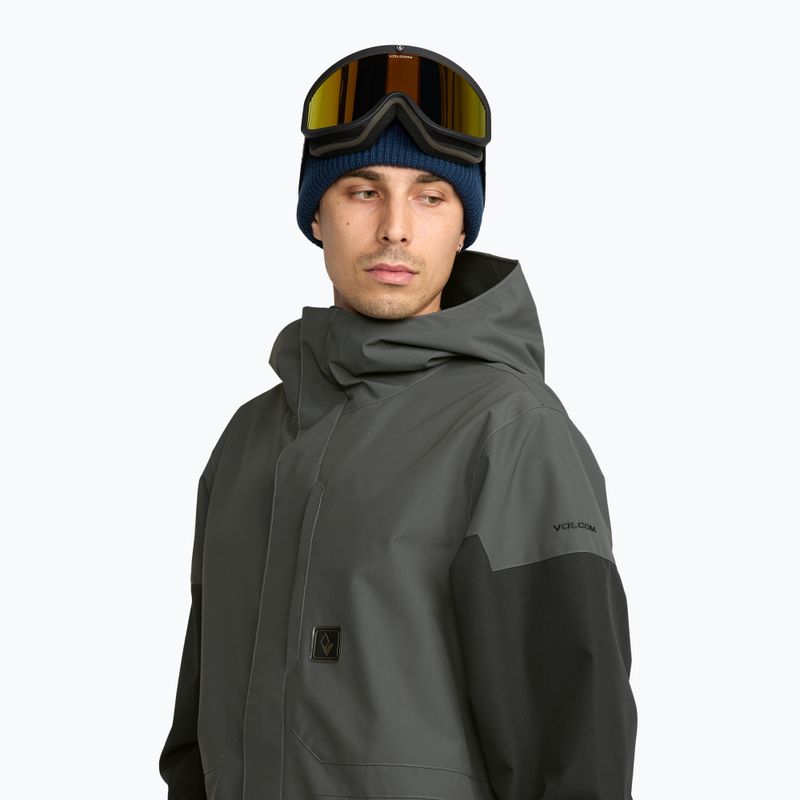Geacă de snowboard pentru bărbați Volcom Primary Insulated dark grey 5
