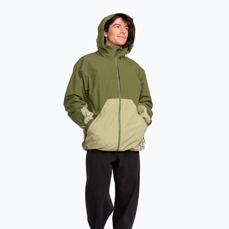 Geacă de snowboard pentru bărbați Volcom Longo GTX dark olive 5