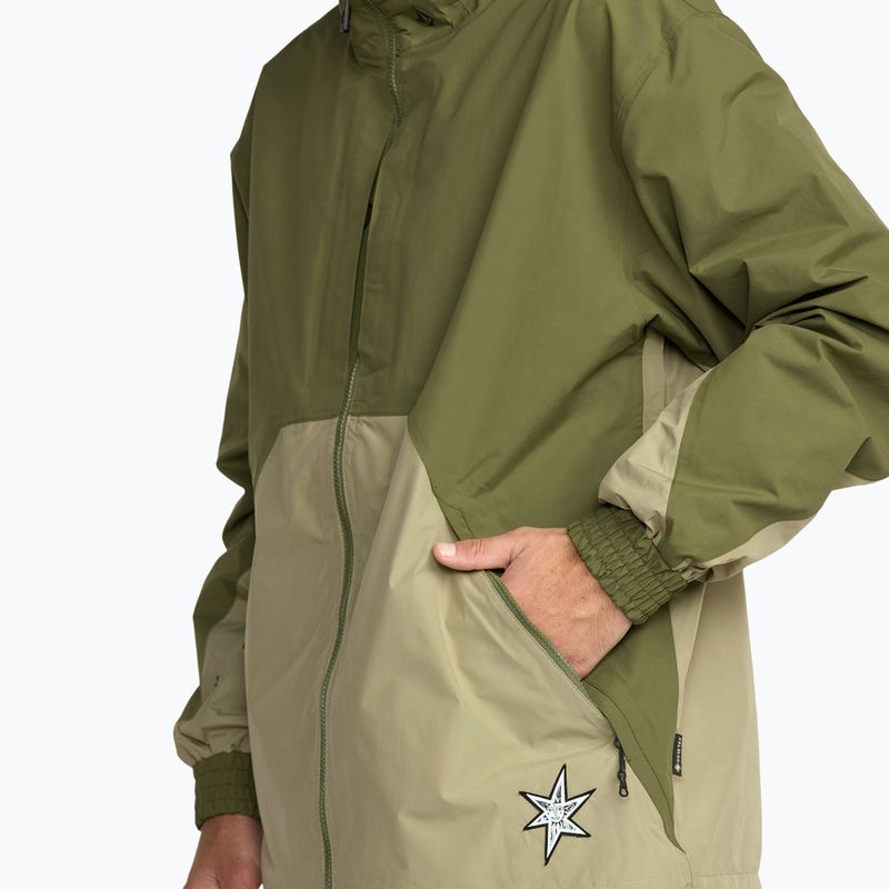 Geacă de snowboard pentru bărbați Volcom Longo GTX dark olive 8
