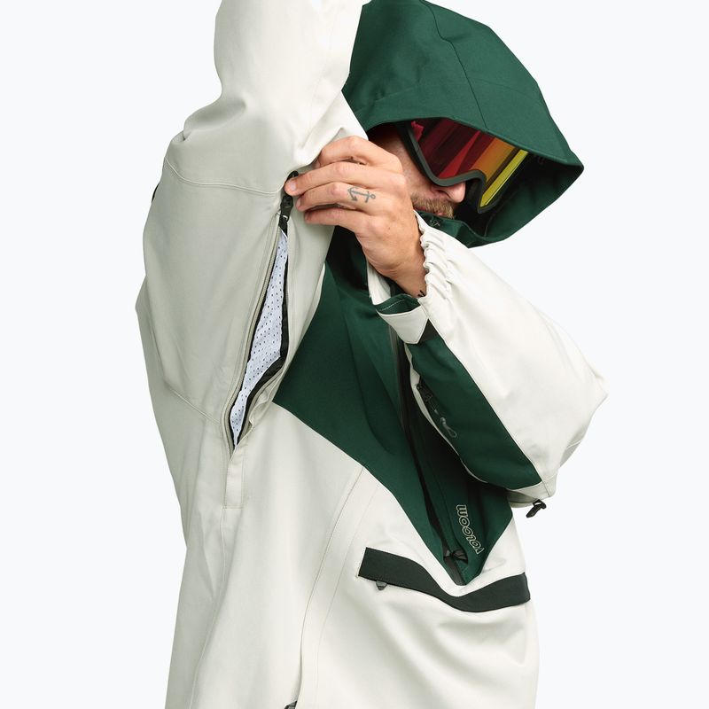 Geacă de snowboard pentru bărbați Volcom Brighton Pullover stone 10