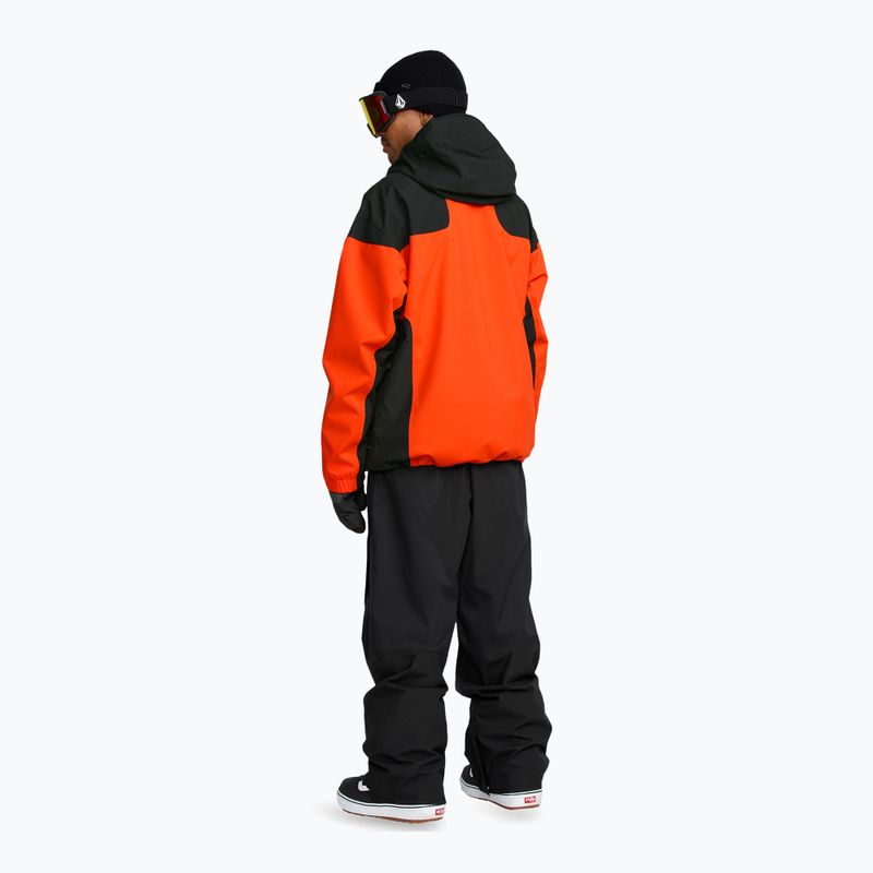 Geacă de snowboard pentru bărbați Volcom Kleveland orange shock 4