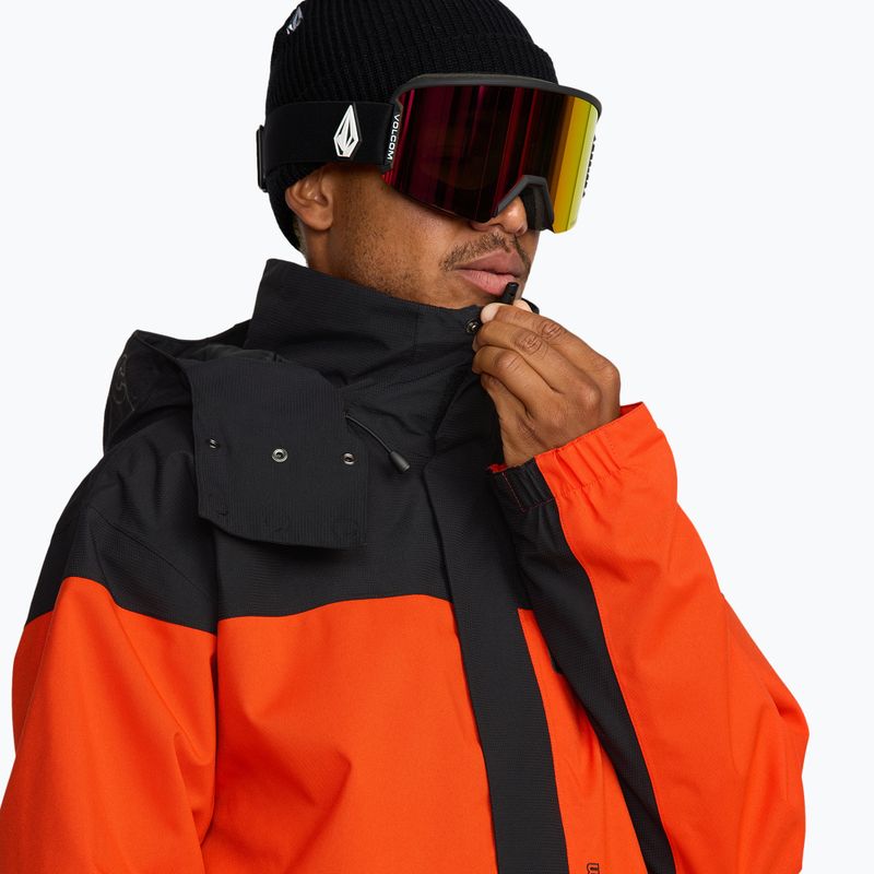 Geacă de snowboard pentru bărbați Volcom Kleveland orange shock 7
