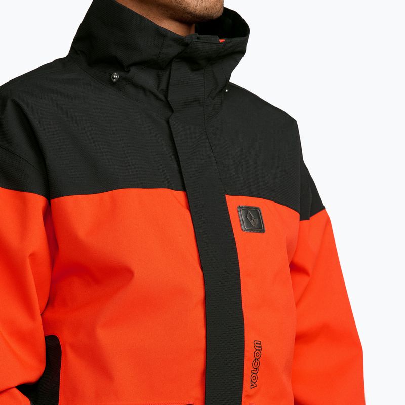 Geacă de snowboard pentru bărbați Volcom Kleveland orange shock 8
