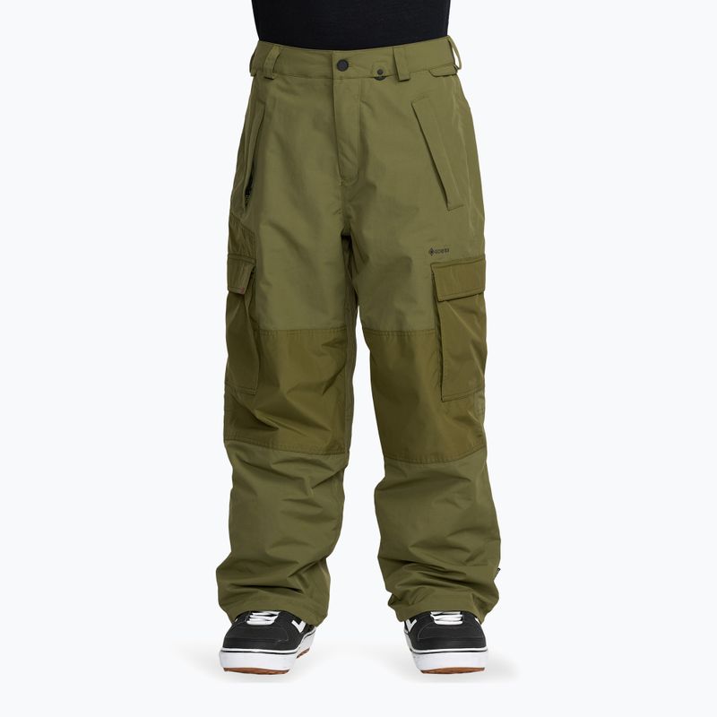 Pantaloni de snowboard pentru bărbați Volcom Longo GTX dark olive