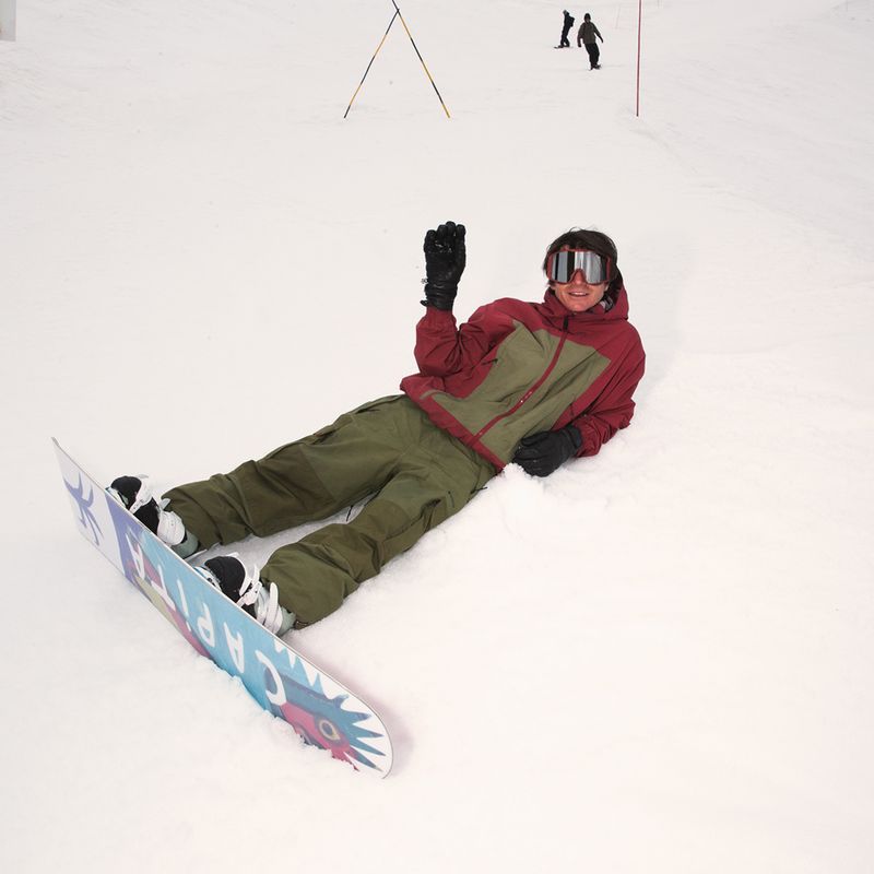 Pantaloni de snowboard pentru bărbați Volcom Longo GTX dark olive 10