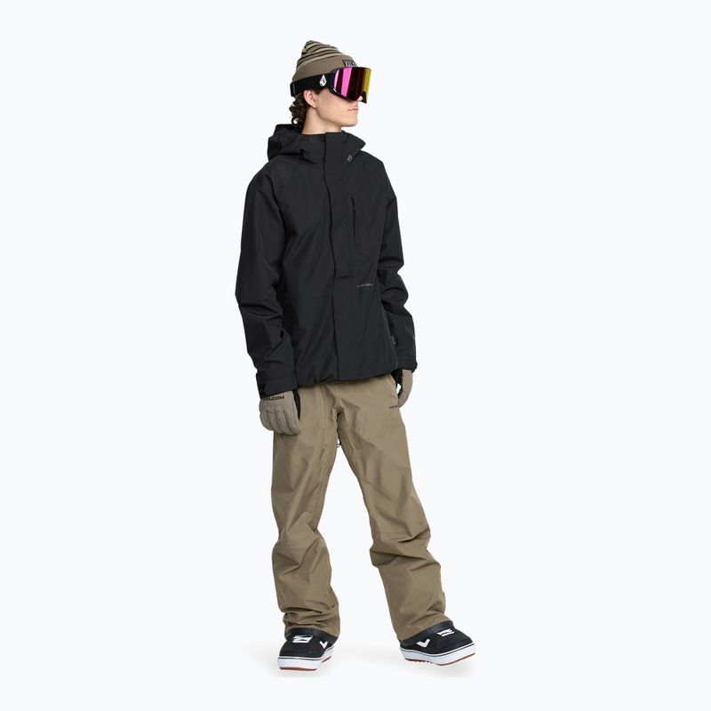 Pantaloni de snowboard pentru bărbați Volcom Dua GTX military 2