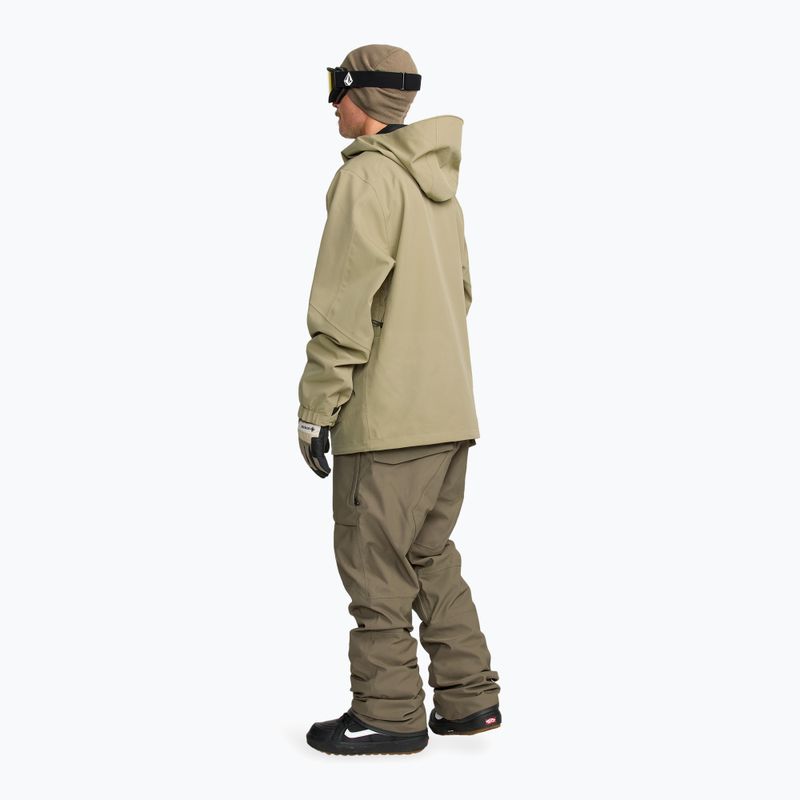Pantaloni de snowboard pentru bărbați Volcom Roan Bib Overall military 4