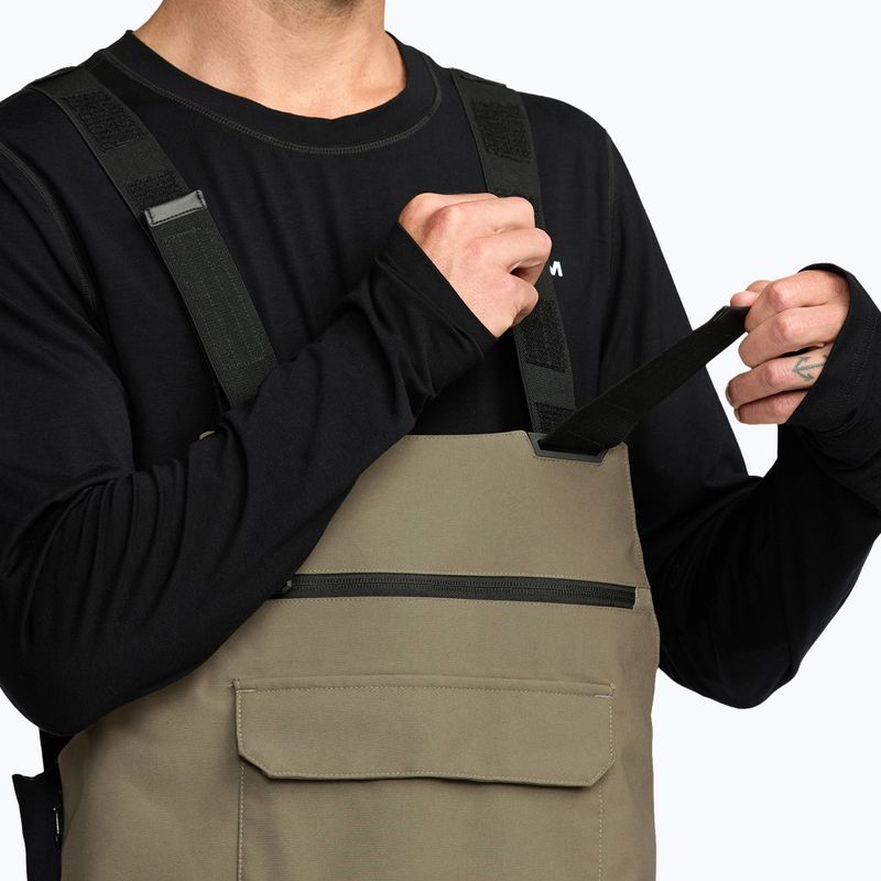 Pantaloni de snowboard pentru bărbați Volcom Roan Bib Overall military 7