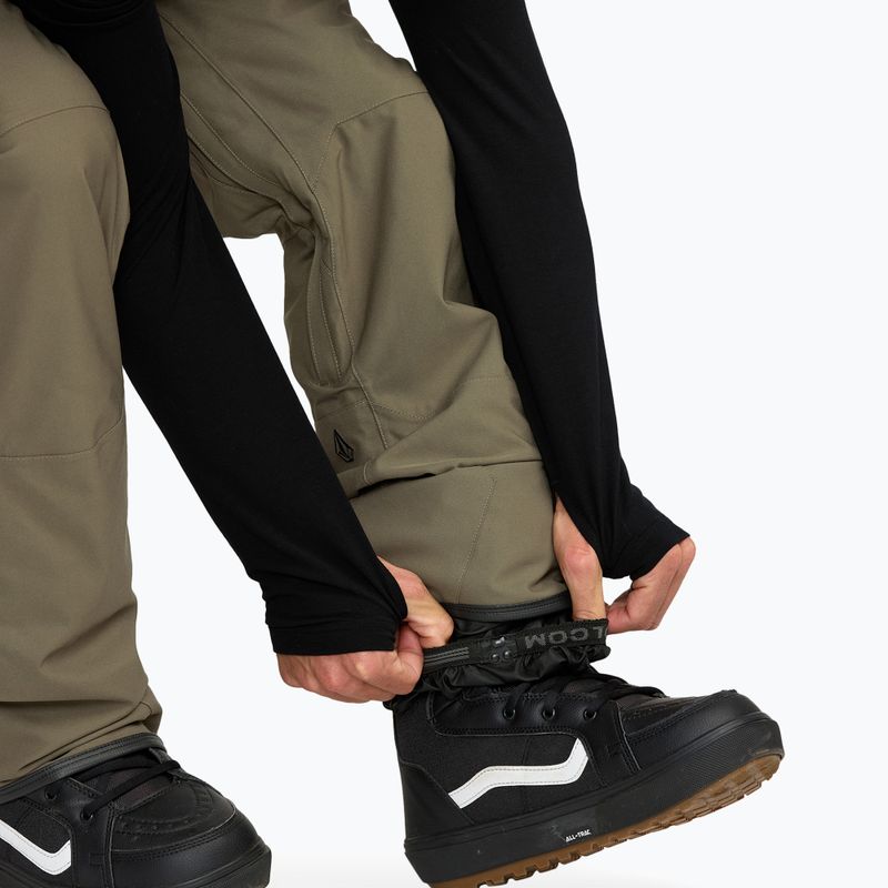 Pantaloni de snowboard pentru bărbați Volcom Roan Bib Overall military 10