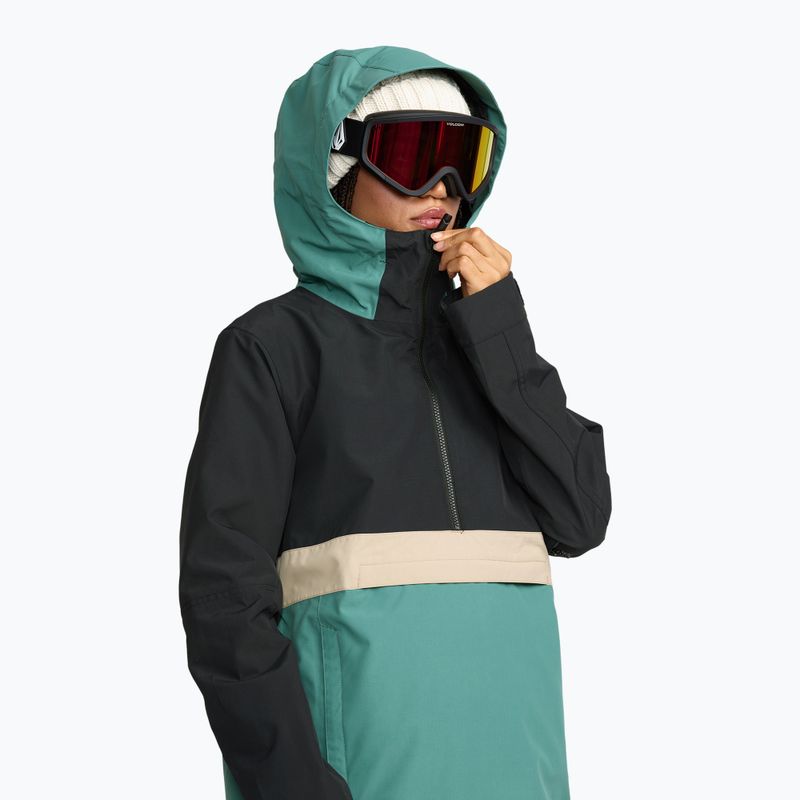Geacă de snowboard pentru femei Volcom Harlan Pullover spruce green 5