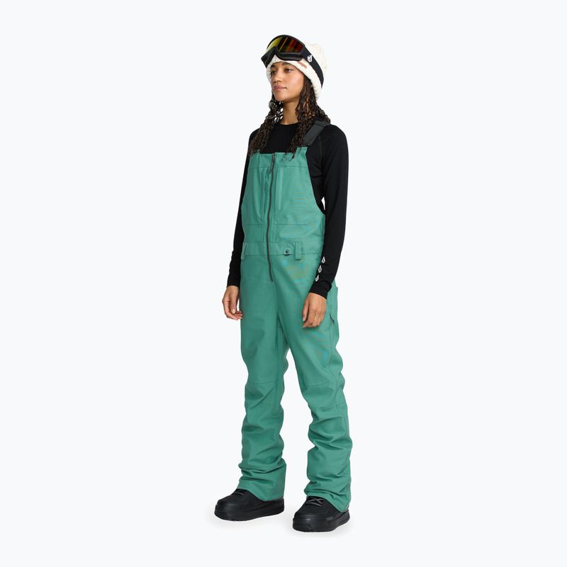 Pantaloni de schi pentru femei Volcom Swift Bib Overall spruce green 5