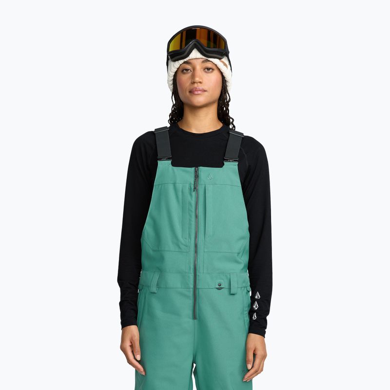 Pantaloni de schi pentru femei Volcom Swift Bib Overall spruce green 6