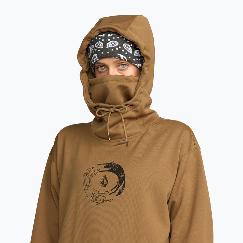 Bluză de snowboard pentru femei Volcom Riding Hydro P/O bronze 5