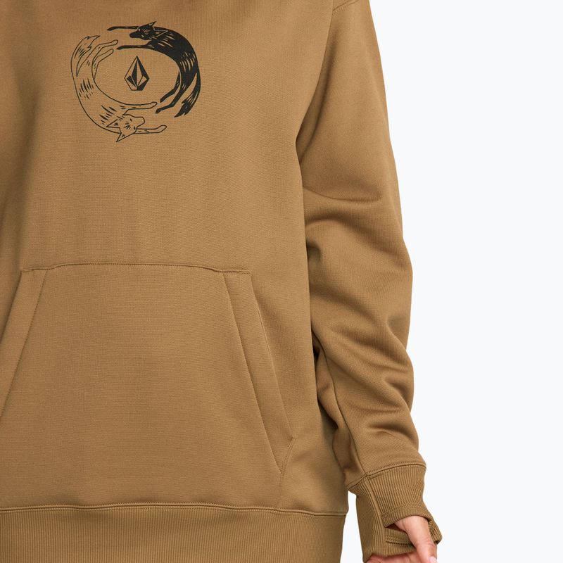 Bluză de snowboard pentru femei Volcom Riding Hydro P/O bronze 6
