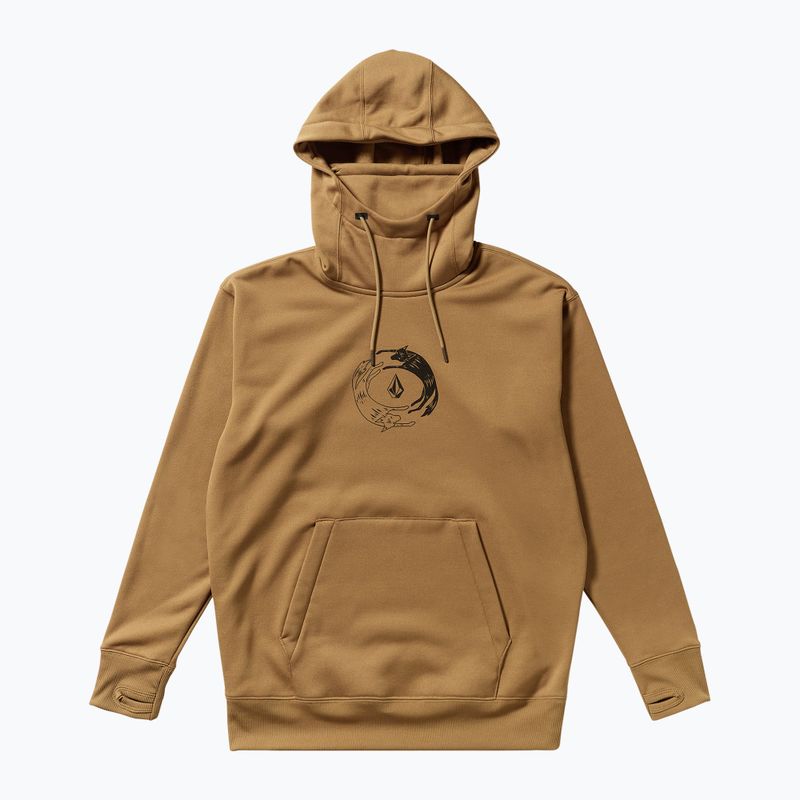 Bluză de snowboard pentru femei Volcom Riding Hydro P/O bronze 7