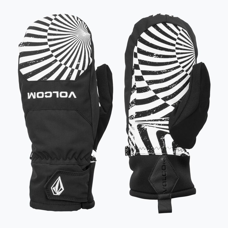 Mănuși de snowboard pentru bărbați Volcom V.CO Nyle Mitt black print