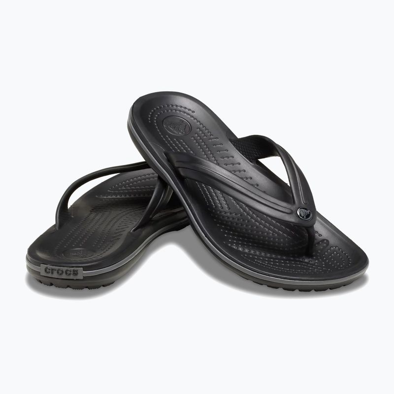 Papuci Crocs Crocband Flip black/slate grey 2