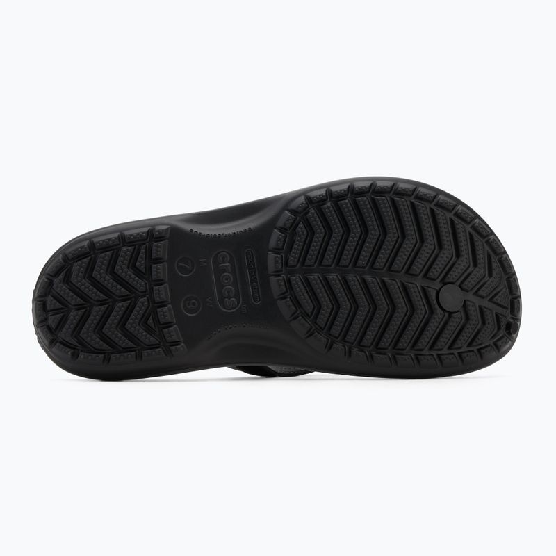 Papuci Crocs Crocband Flip black/slate grey 4