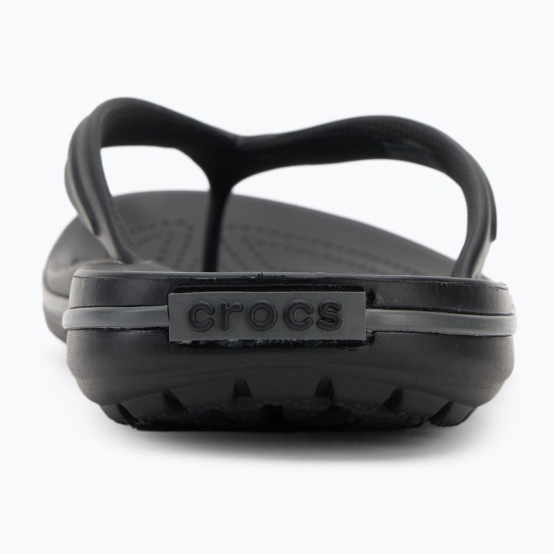Papuci Crocs Crocband Flip black/slate grey 6