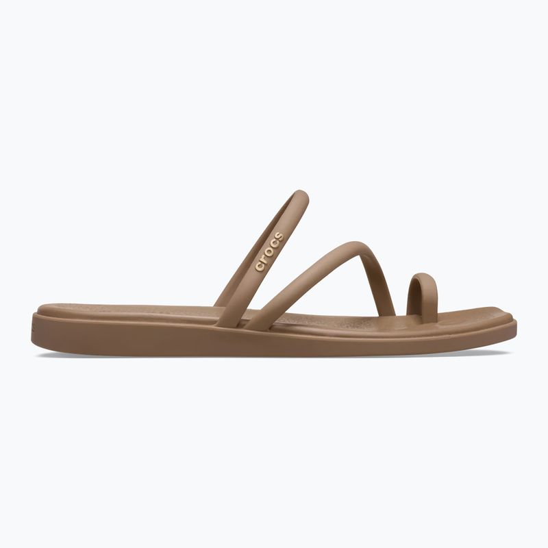 Șlapi pentru femei Crocs Miami Toe Loop Sandal milk chocolate 9