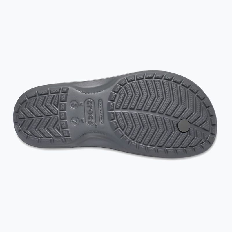 Papuci Crocs Crocband Flip slate grey/smoke 4