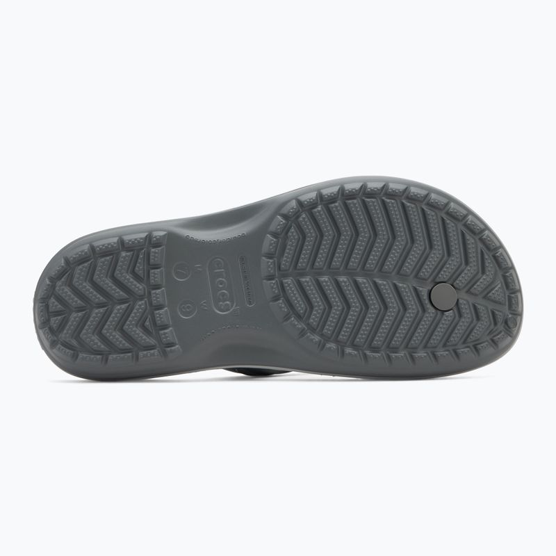 Papuci Crocs Crocband Flip slate grey/smoke 4