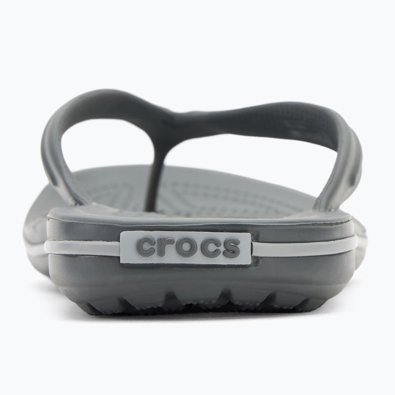Papuci Crocs Crocband Flip slate grey/smoke 6