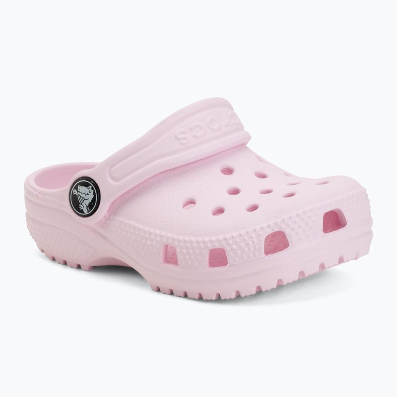 Șlapi pentru copii Crocs Classic Clog Toddler pink milk