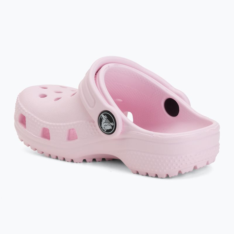 Șlapi pentru copii Crocs Classic Clog Toddler pink milk 4