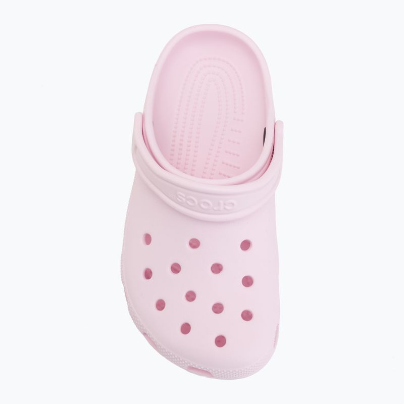 Șlapi pentru copii Crocs Classic Clog Kids pink milk 6