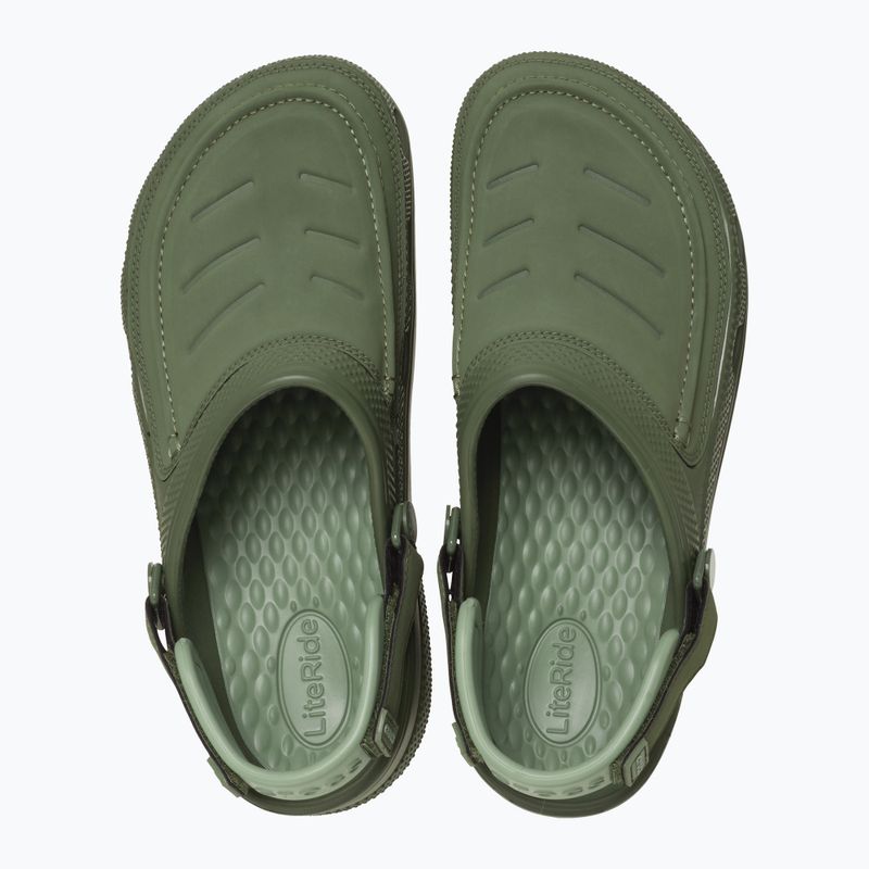 Papuci pentru bărbați  Crocs Yukon Vista II LR Clog army green 2