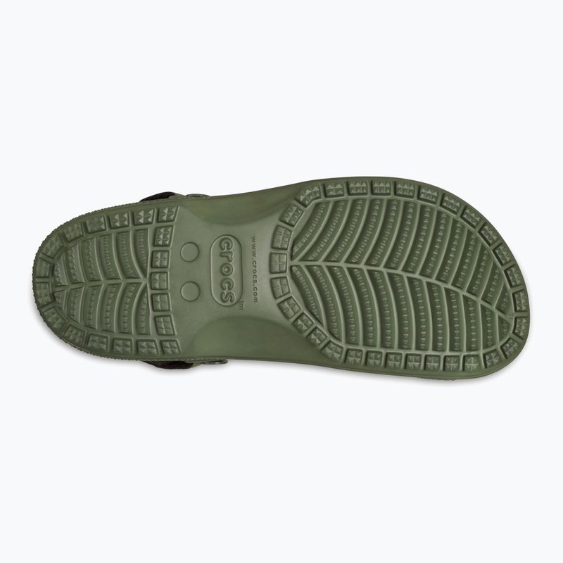 Papuci pentru bărbați  Crocs Yukon Vista II LR Clog army green 3