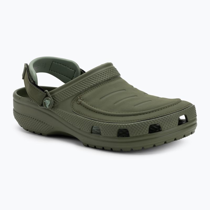 Papuci pentru bărbați  Crocs Yukon Vista II LR Clog army green 2
