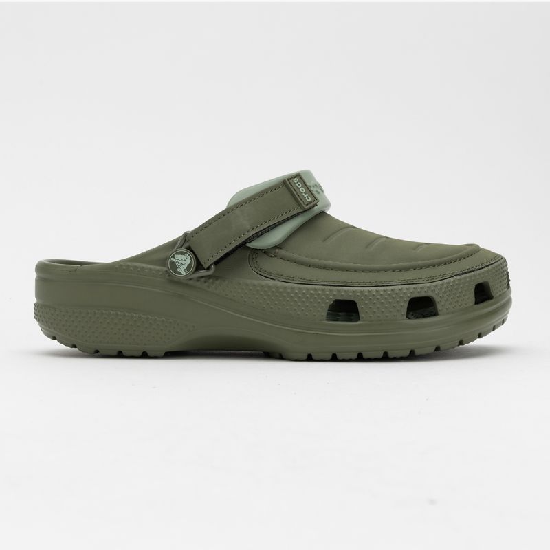 Papuci pentru bărbați  Crocs Yukon Vista II LR Clog army green 3