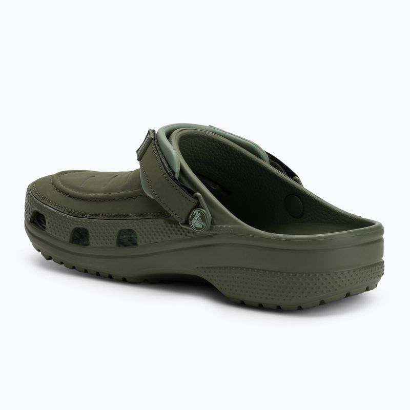 Papuci pentru bărbați  Crocs Yukon Vista II LR Clog army green 4