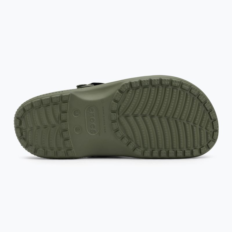 Papuci pentru bărbați  Crocs Yukon Vista II LR Clog army green 5