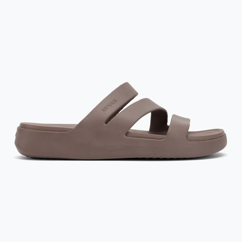 Papuci Crocs Getaway Strappy truffle 2