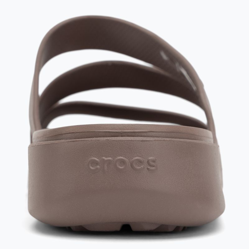 Papuci Crocs Getaway Strappy truffle 6