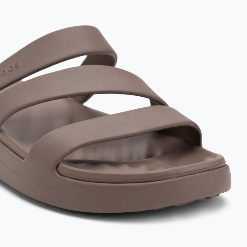 Papuci Crocs Getaway Strappy truffle 7
