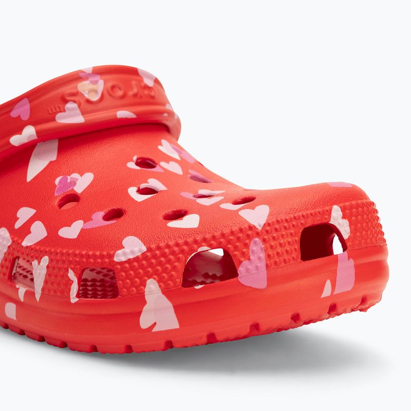 Papuci Crocs Classic Valentines Day Clog cherry red 8