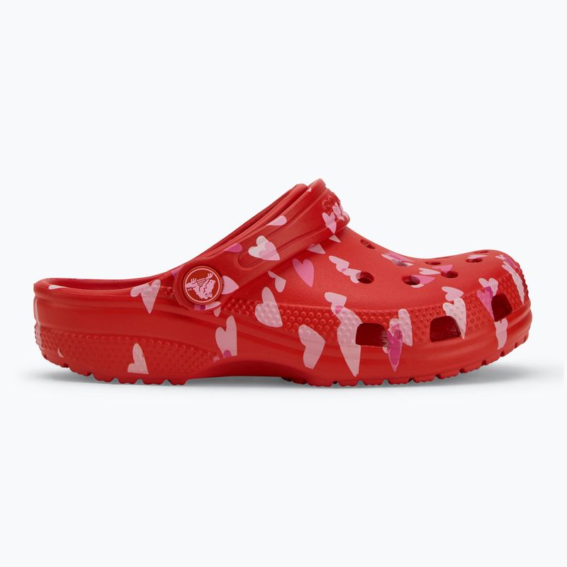 Papuci pentru copii Crocs Classic Valentines Day Clog Kids cherry red 3