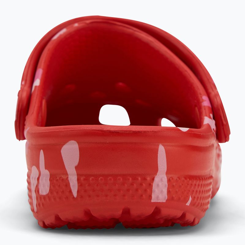 Papuci pentru copii Crocs Classic Valentines Day Clog Kids cherry red 7