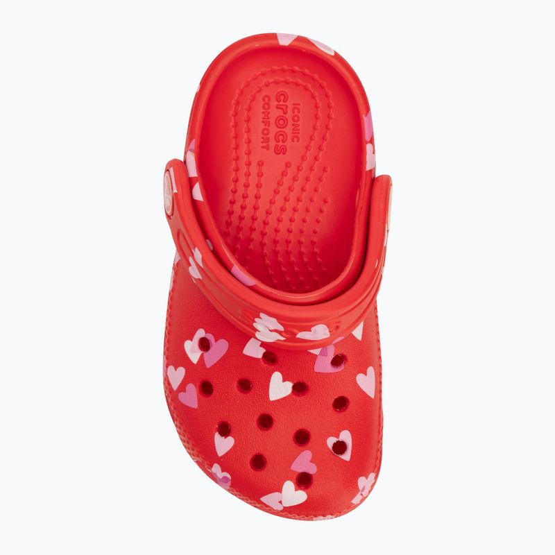 Papuci pentru copii Crocs VDay Clog Toddler cherry red 6