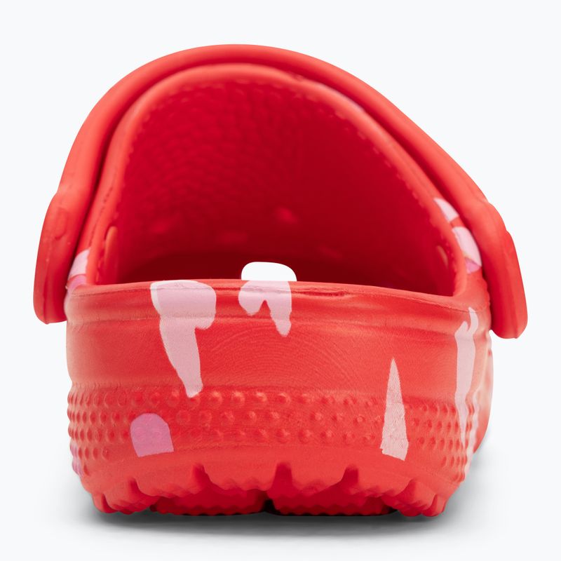 Papuci pentru copii Crocs VDay Clog Toddler cherry red 7