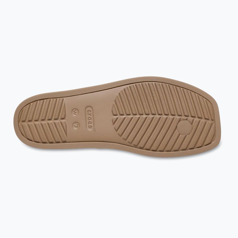 Sandale de damă  Crocs Miami Thong Flip milk chocolate 3
