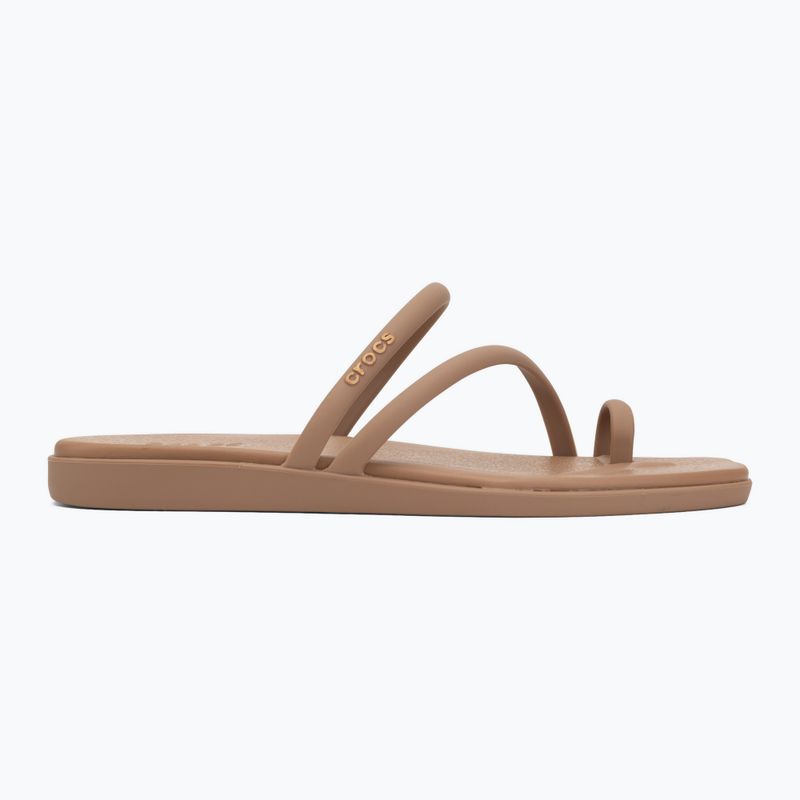 Șlapi pentru femei Crocs Miami Toe Loop Sandal milk chocolate 2