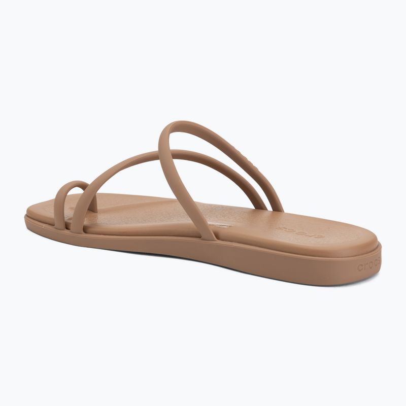 Șlapi pentru femei Crocs Miami Toe Loop Sandal milk chocolate 3