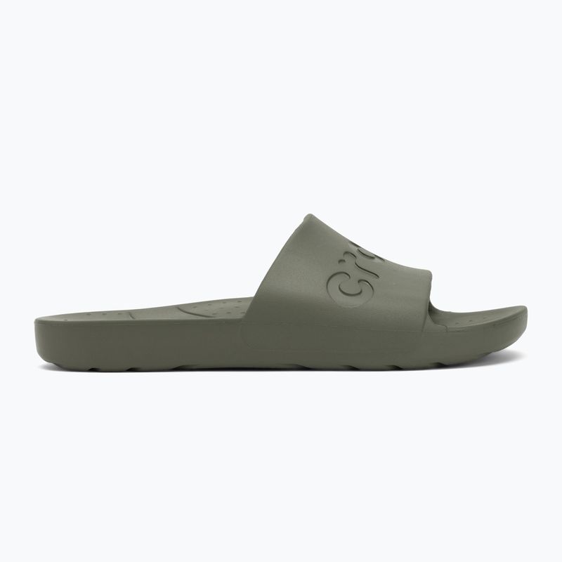 Papuci Crocs Slide army green 2