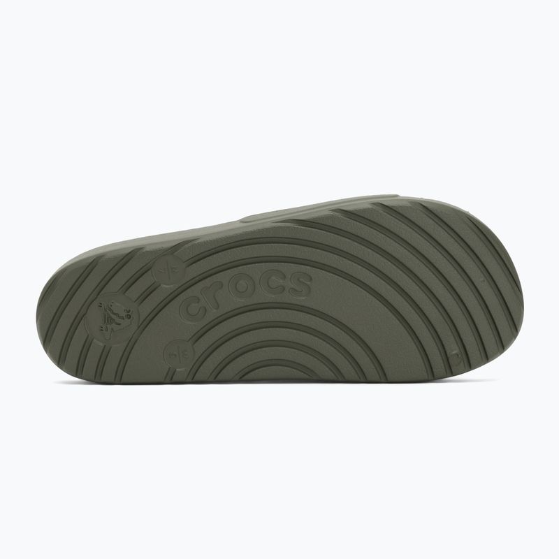 Papuci Crocs Slide army green 4