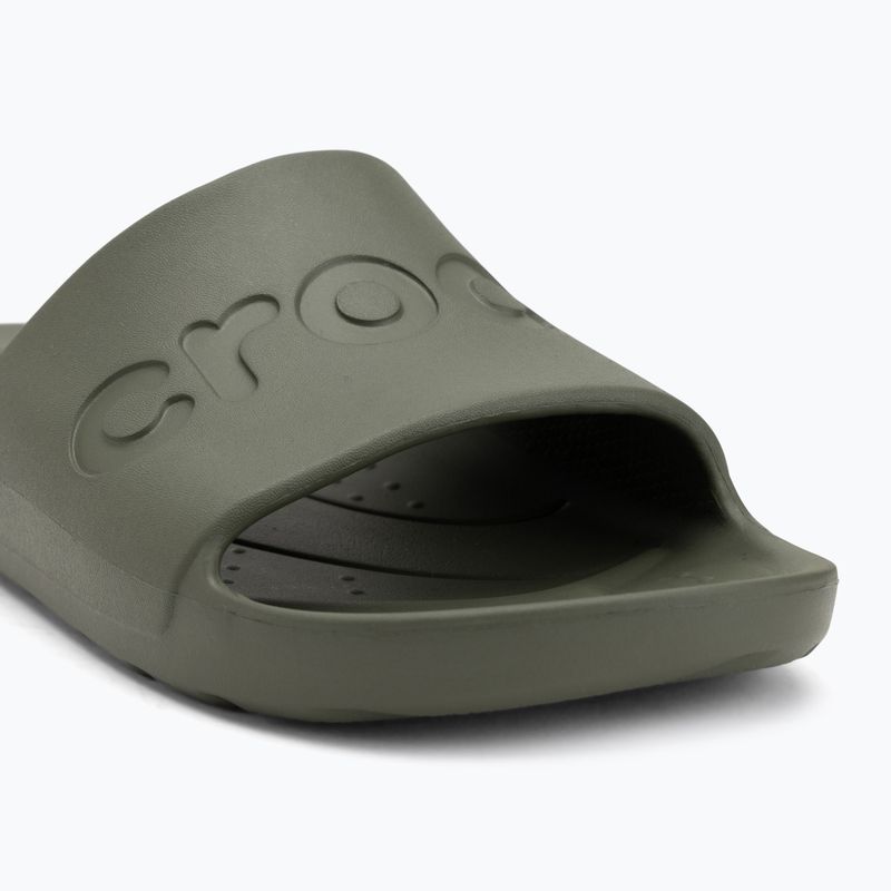 Papuci Crocs Slide army green 7